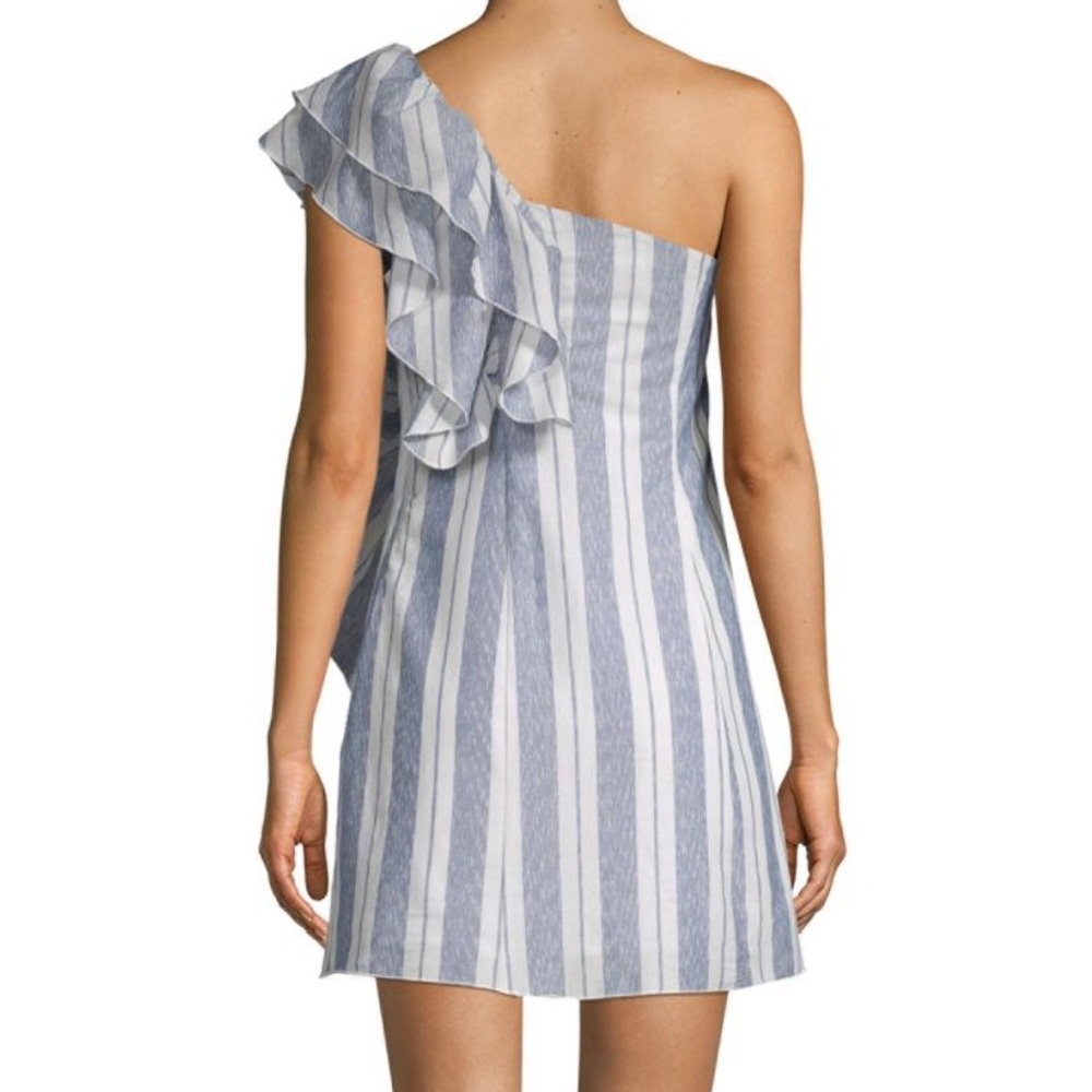 Free Generation Women's One-Shoulder Ruffle Dress - Picture 2 of 8